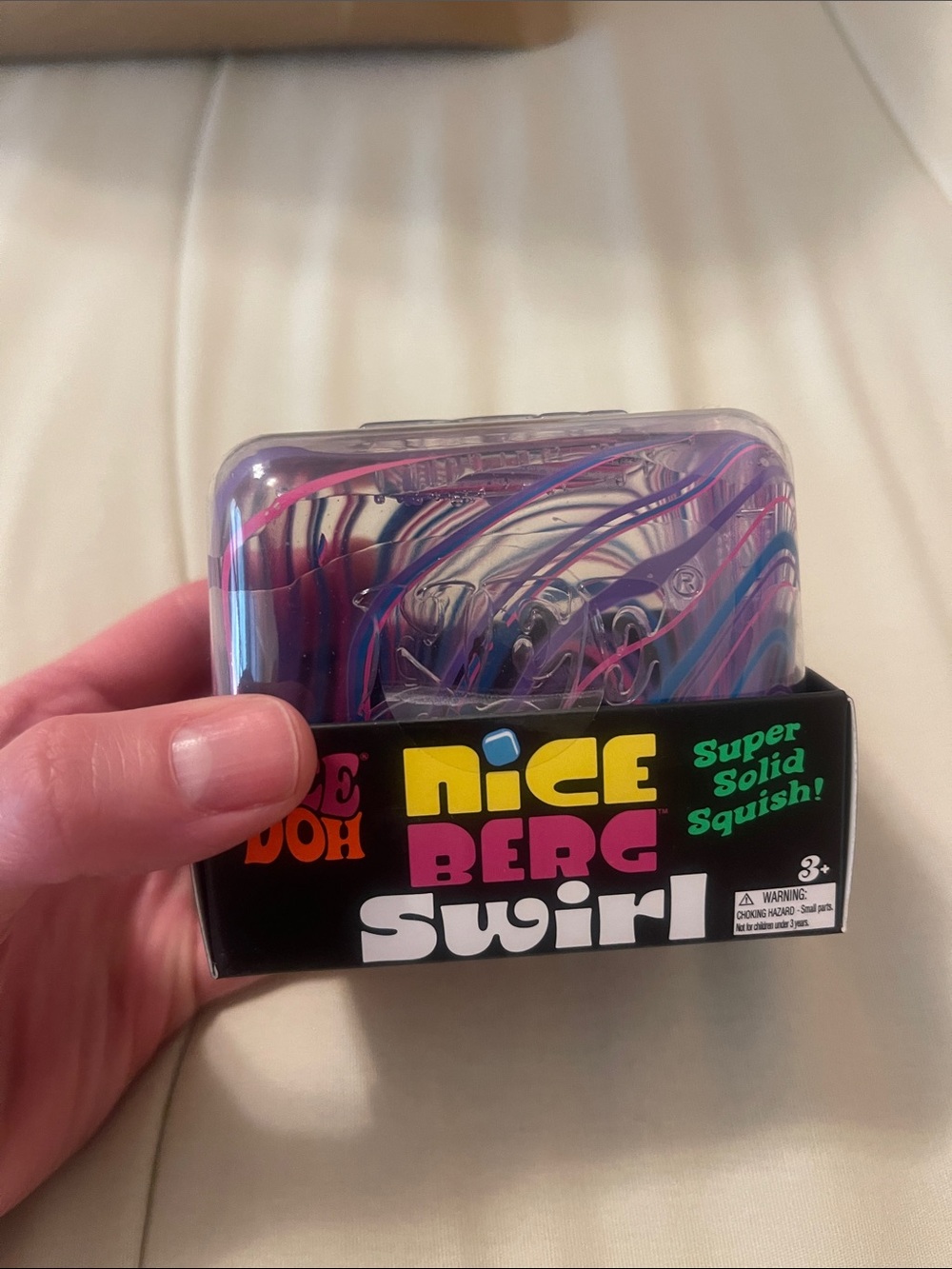 Nice Berg Swirl Silicone Phone Case - Purple & Blue Swirl